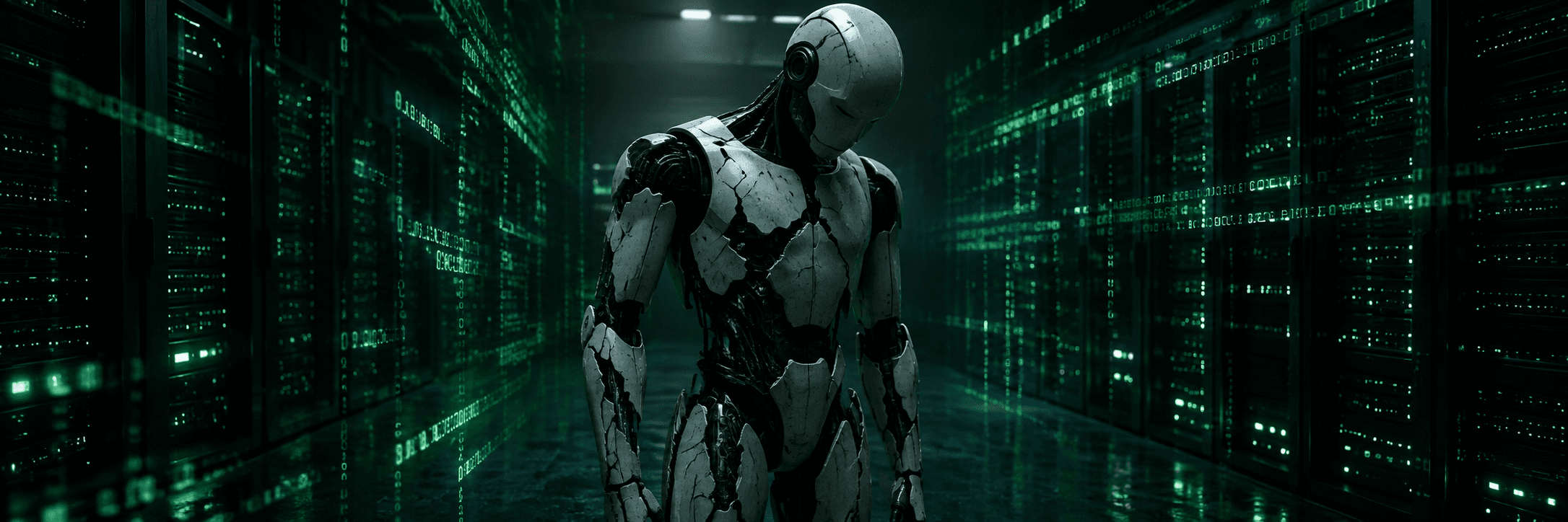 لوگوی OpenAI در کنار یک نماد هشدار به رنگ زرد و قرمز.